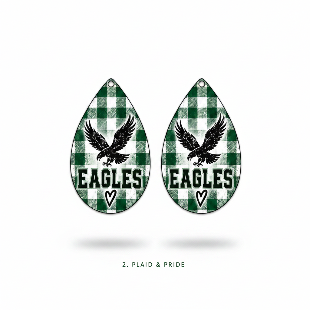 Rio Vista Eagles Teardrop Earrings - Choose Your Style