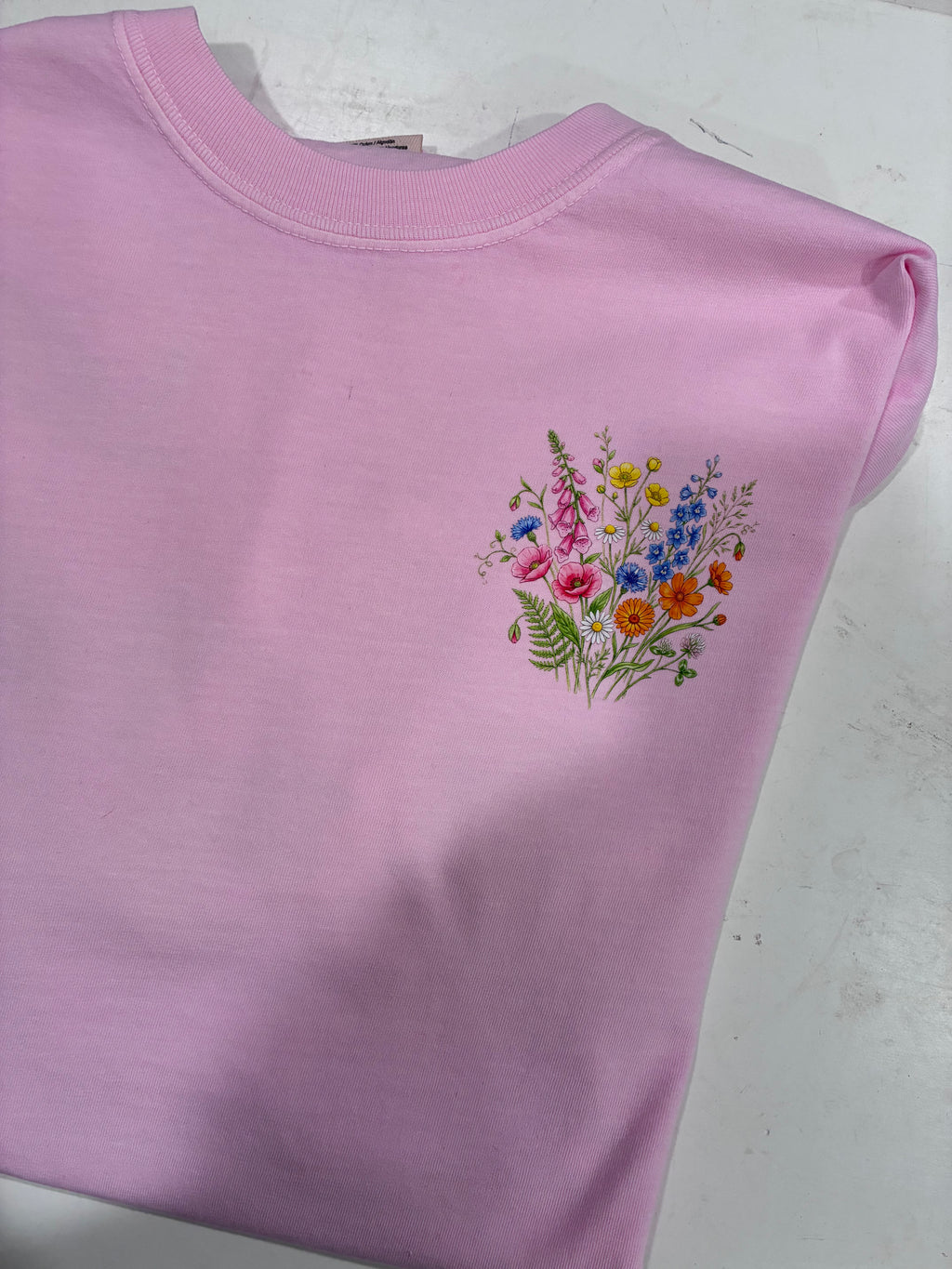 Duck & Floral DTF Print Shirt