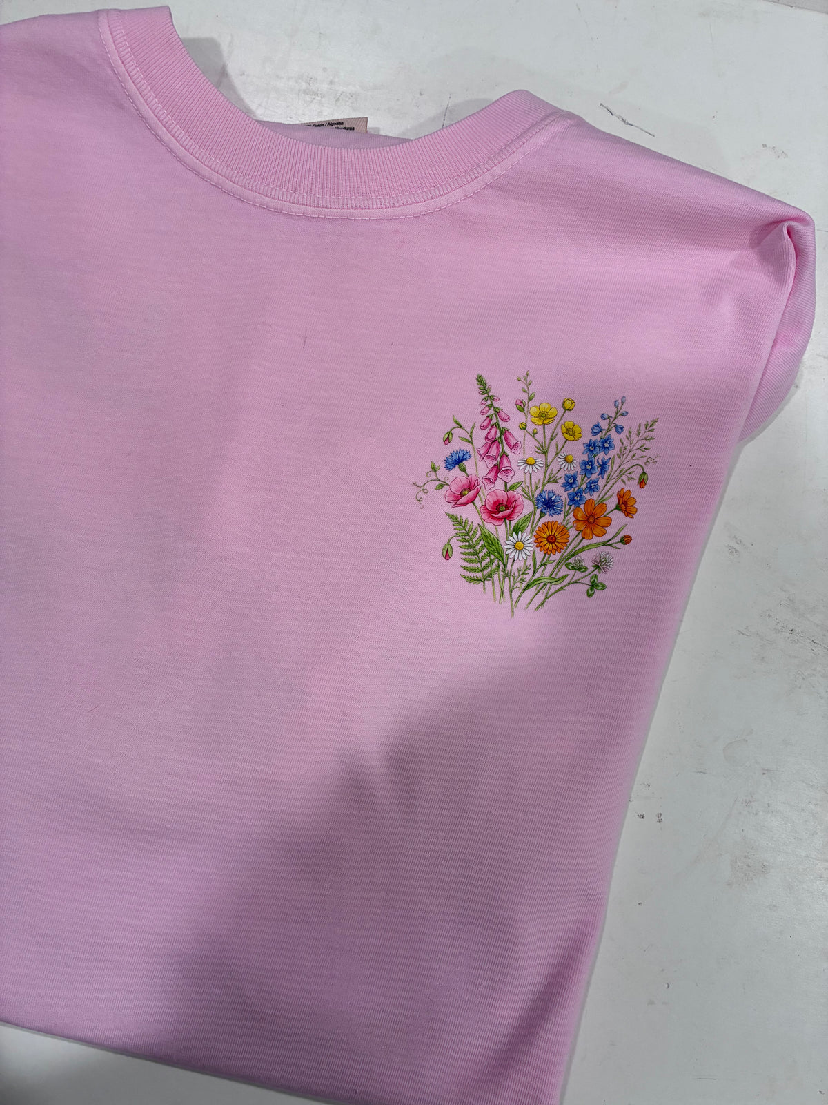 Duck & Floral DTF Print Shirt