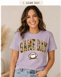 Football Graphic Tee - Purple