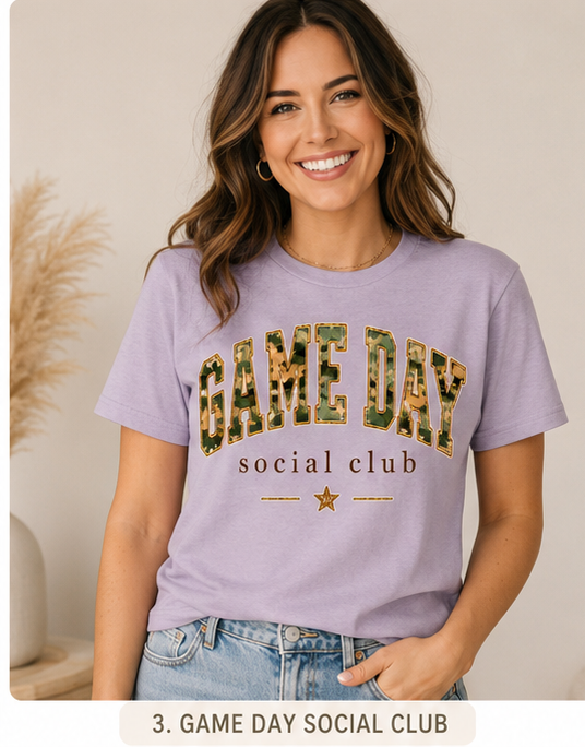 Football Graphic Tee - Purple