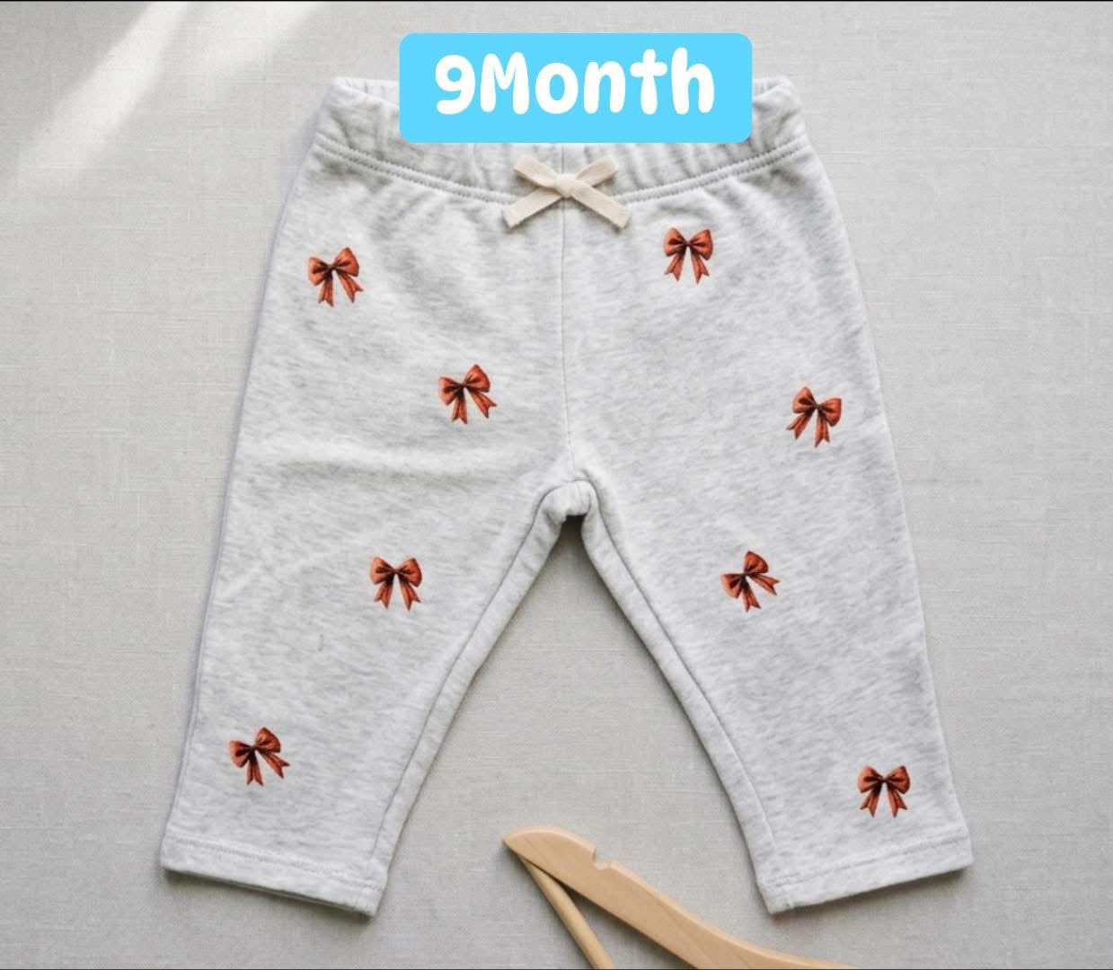 Baby Bow Pants – 9 Month