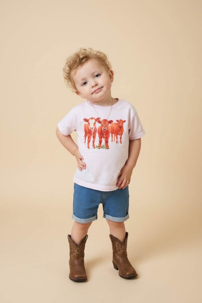 Custom Hereford Cow Shirt