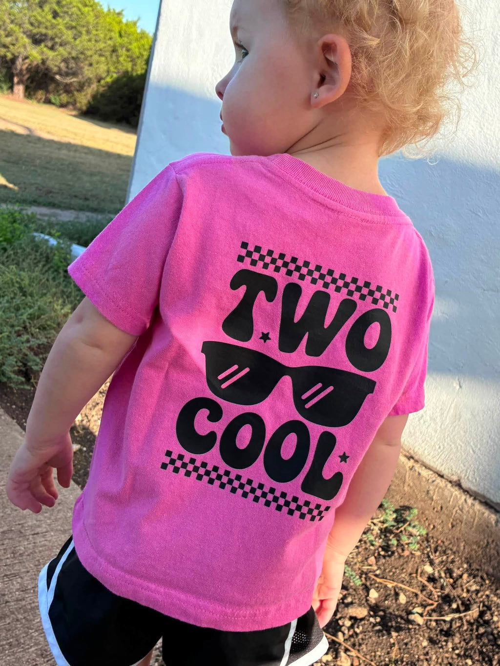 Two Cool Birthday Shirt - Toddler Custom Tee