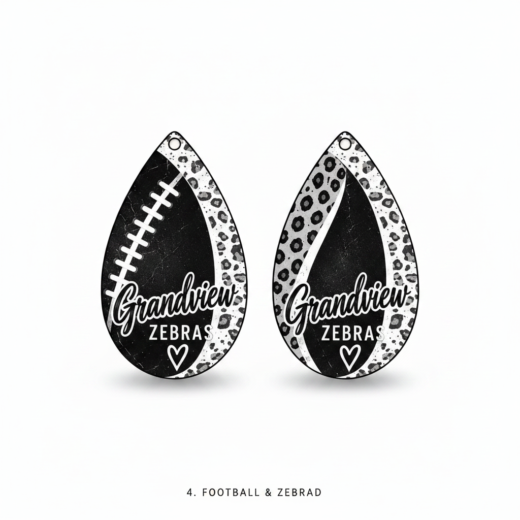 Grandview Zebras Teardrop Earrings - Choose Your Style
