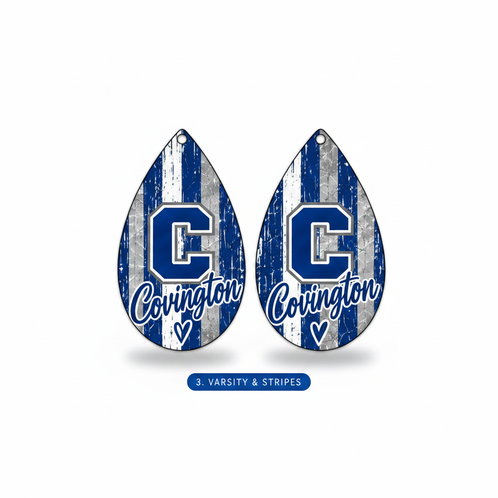 Covington Owls Teardrop Earrings - Choose Your Style