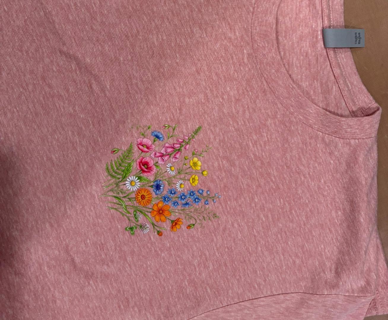 Duck & Floral DTF Print Shirt