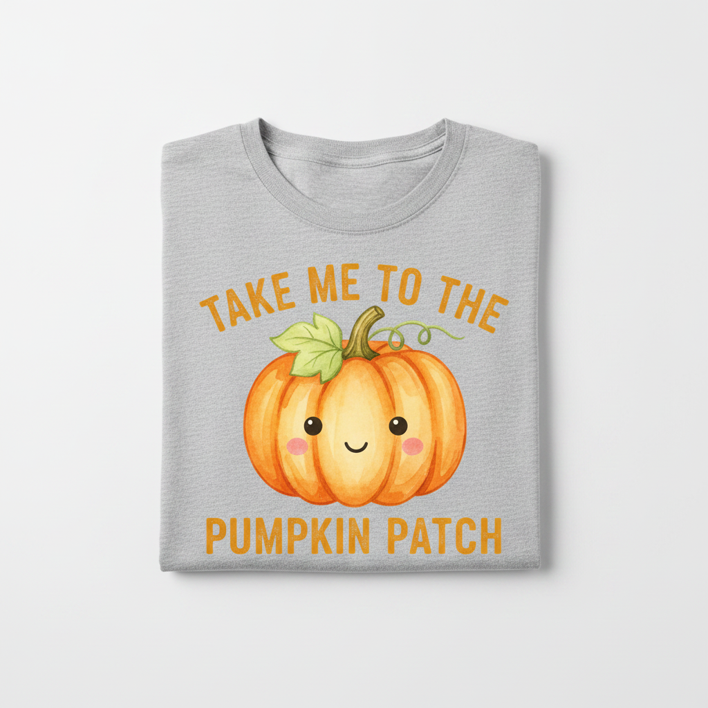 Take Me to the Pumpkin Patch – Grey Shirt
